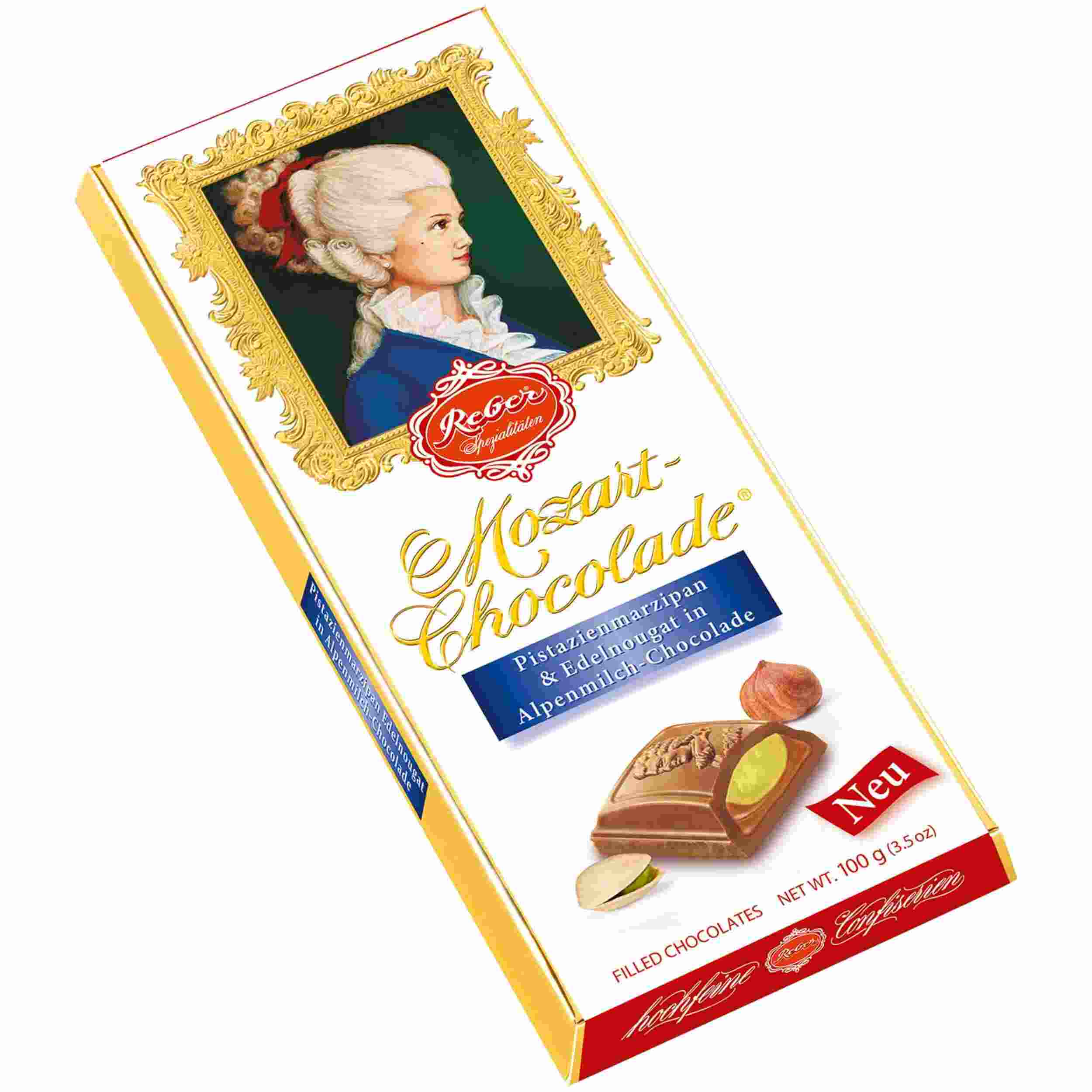 Reber Constanze Mozart-Chocolade Alpenvollmilch 100 g