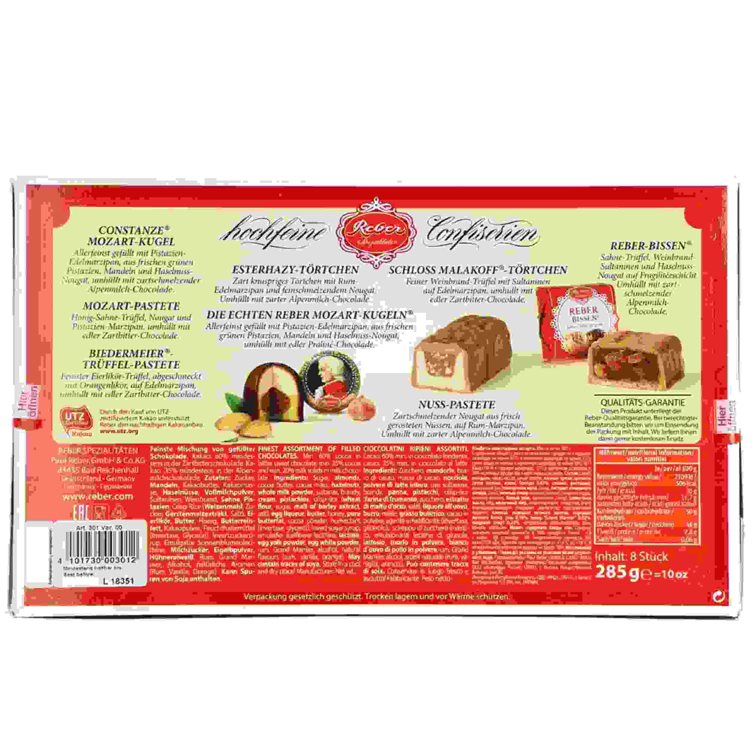 Reber Spezialitäten-Kassette 285 g