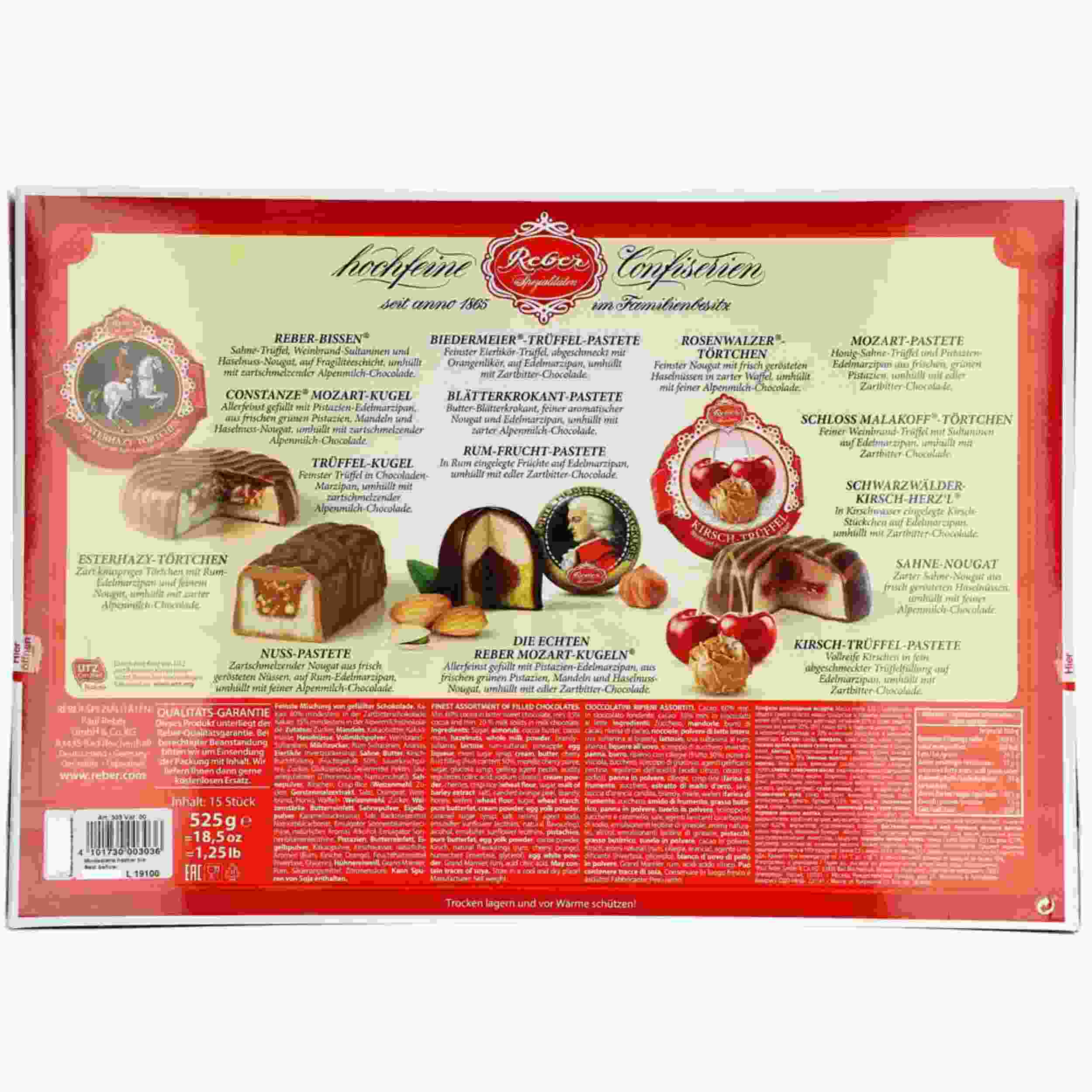 Reber Spezialitäten-Kassette 525 g