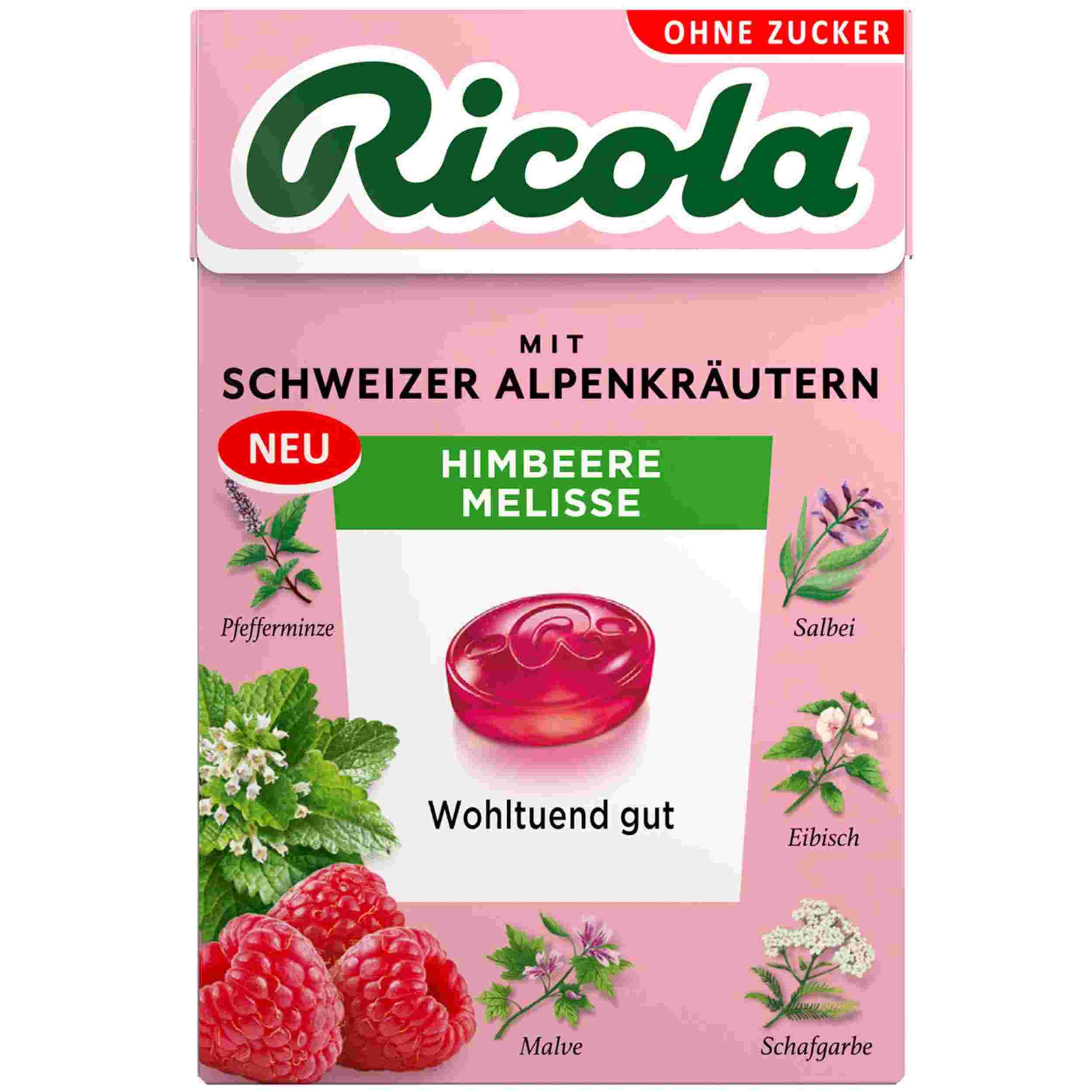 RICOLA HIMBEERE MELISSE O.Z. 50G BX