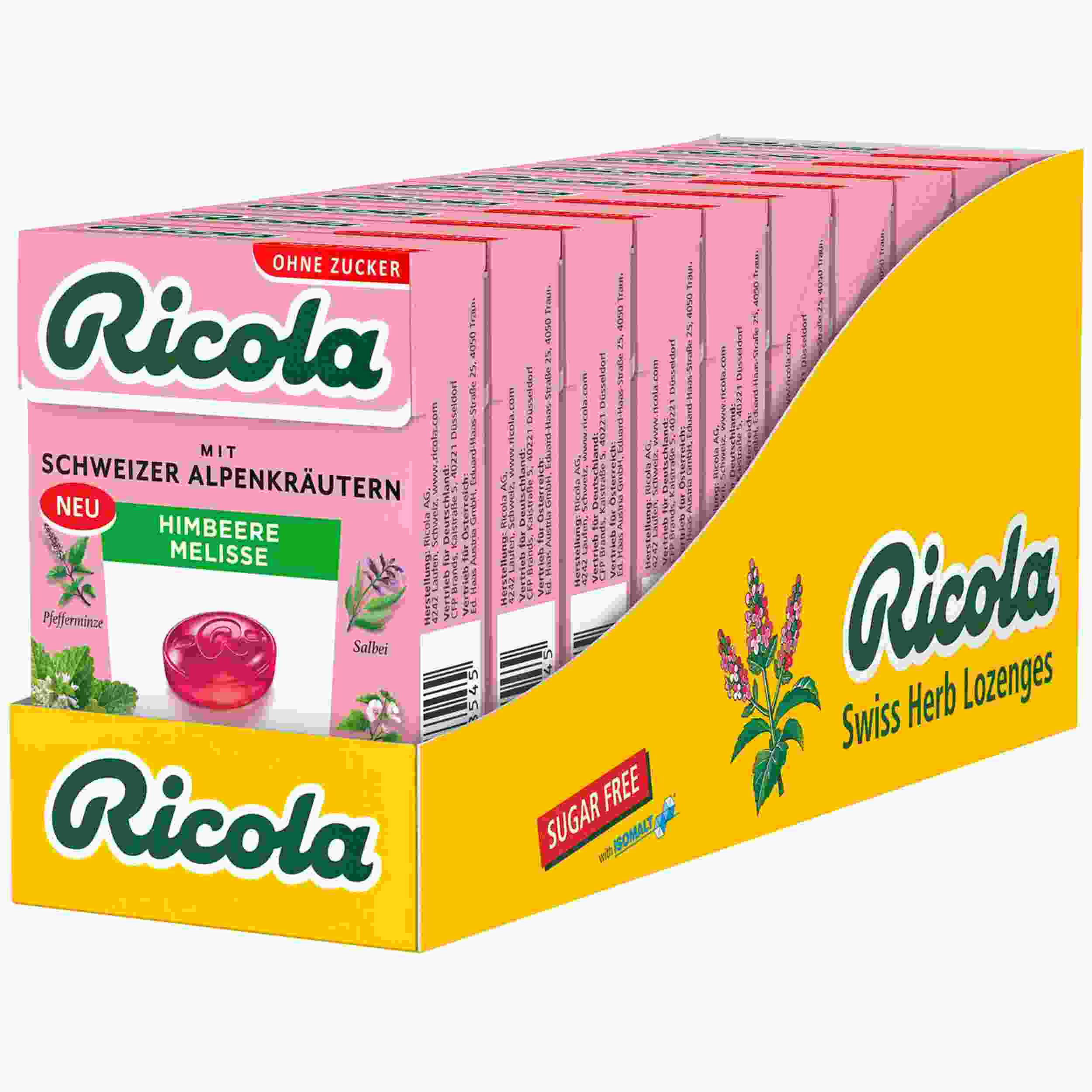 RICOLA HIMBEERE MELISSE O.Z. 50G BX
