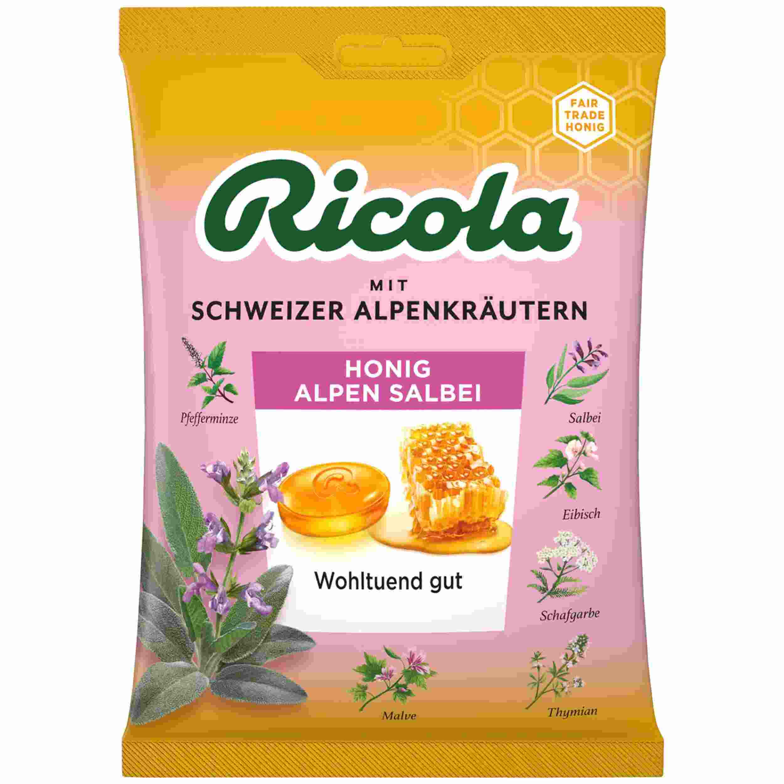 RICOLA HONIG-ALPEN SALB. M-Z. 75G BT