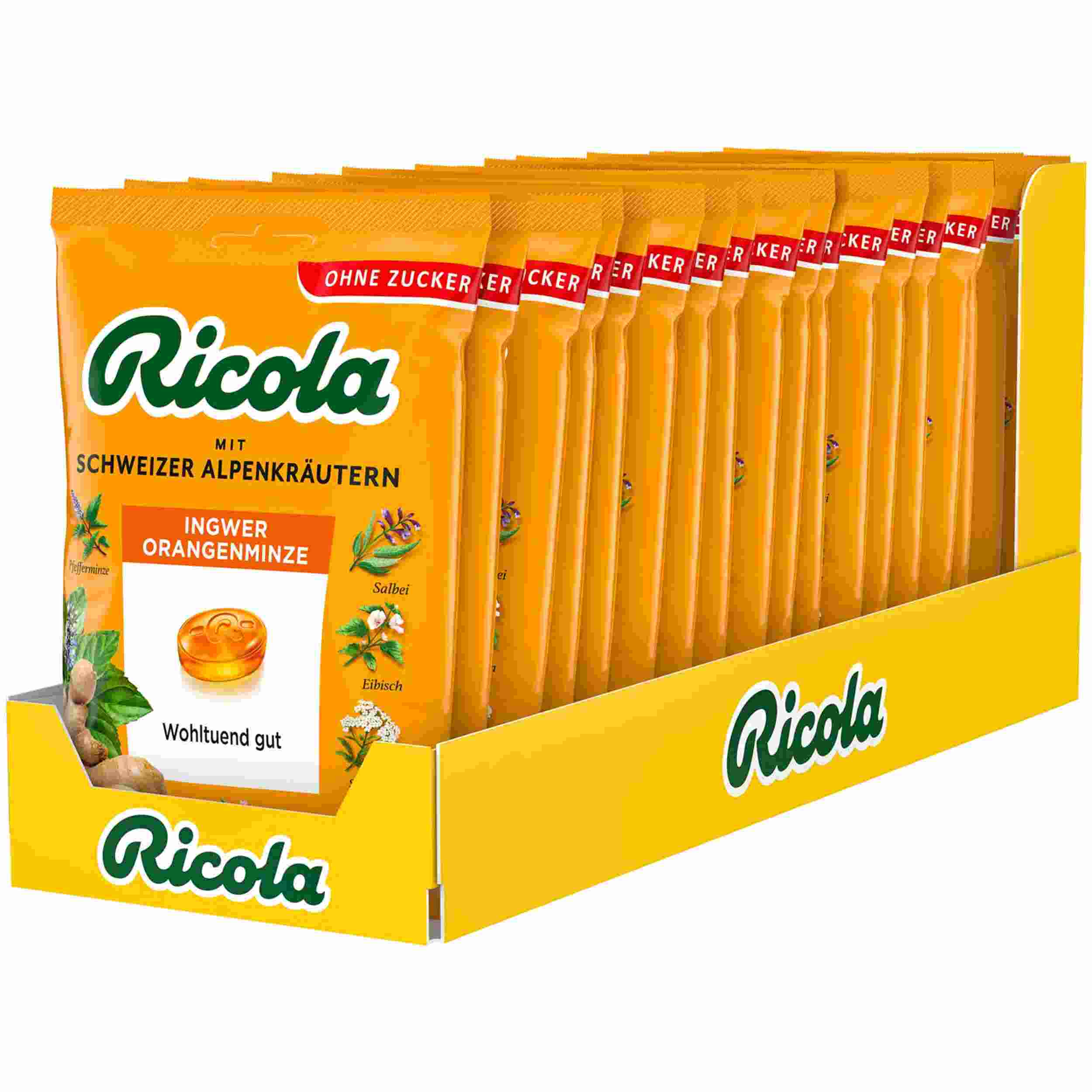 RICOLA INGWER-ORANGENMINZE OZ 75G