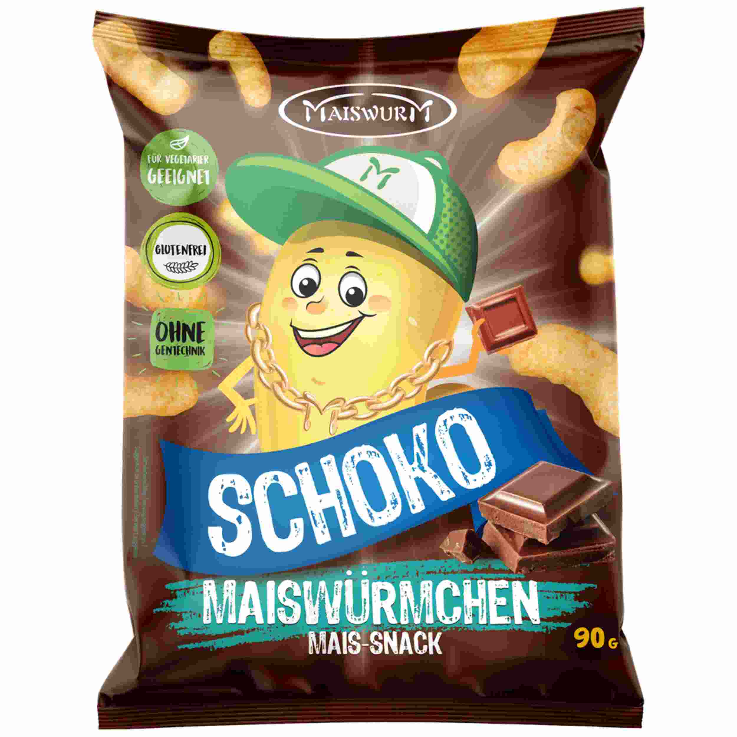 Maiswürmchen Schoko 90g