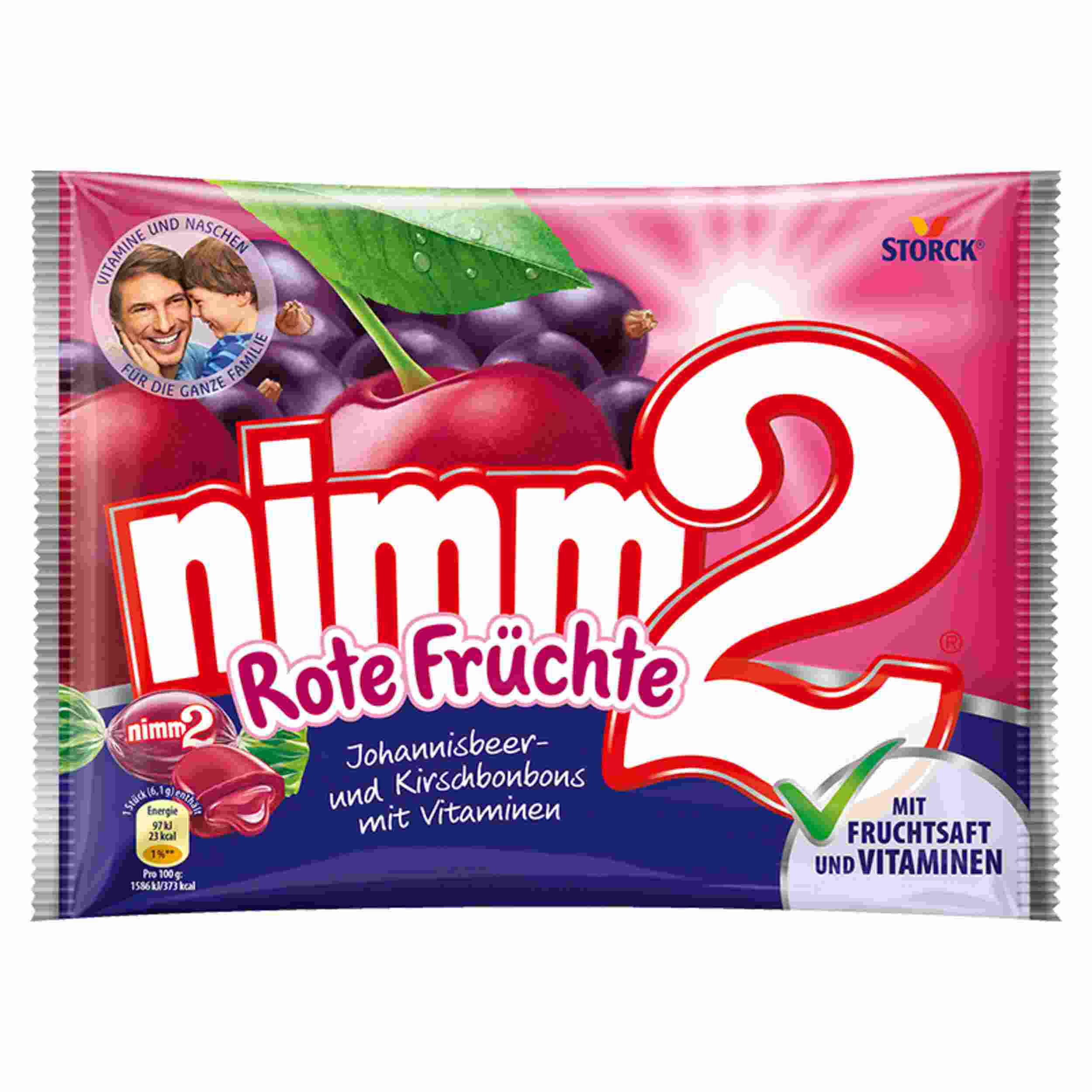 NIMM2 BONBONS ROTE FRUECHTE 429G BT