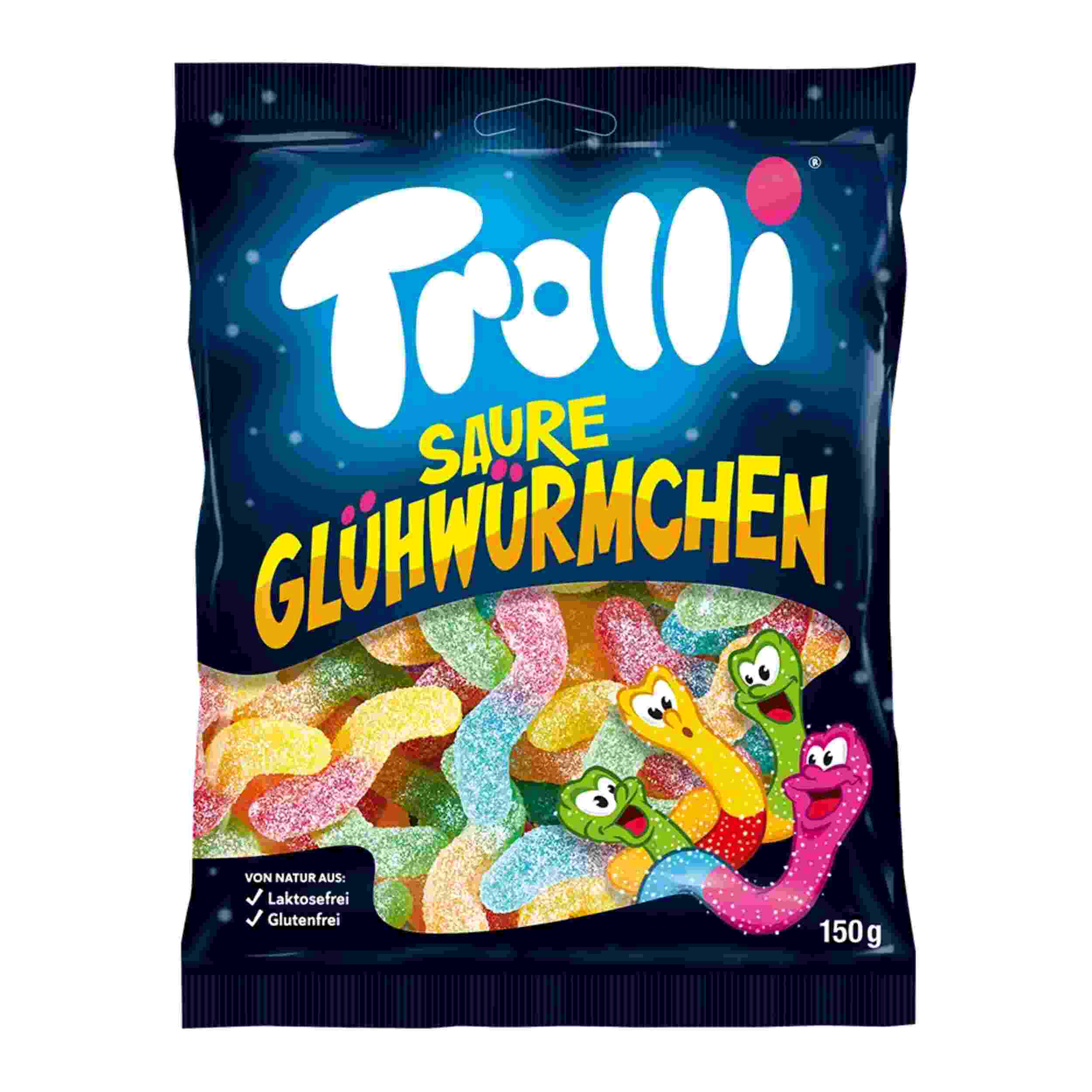 TROLLI SAURE GLUEHWUERMCHEN 150g