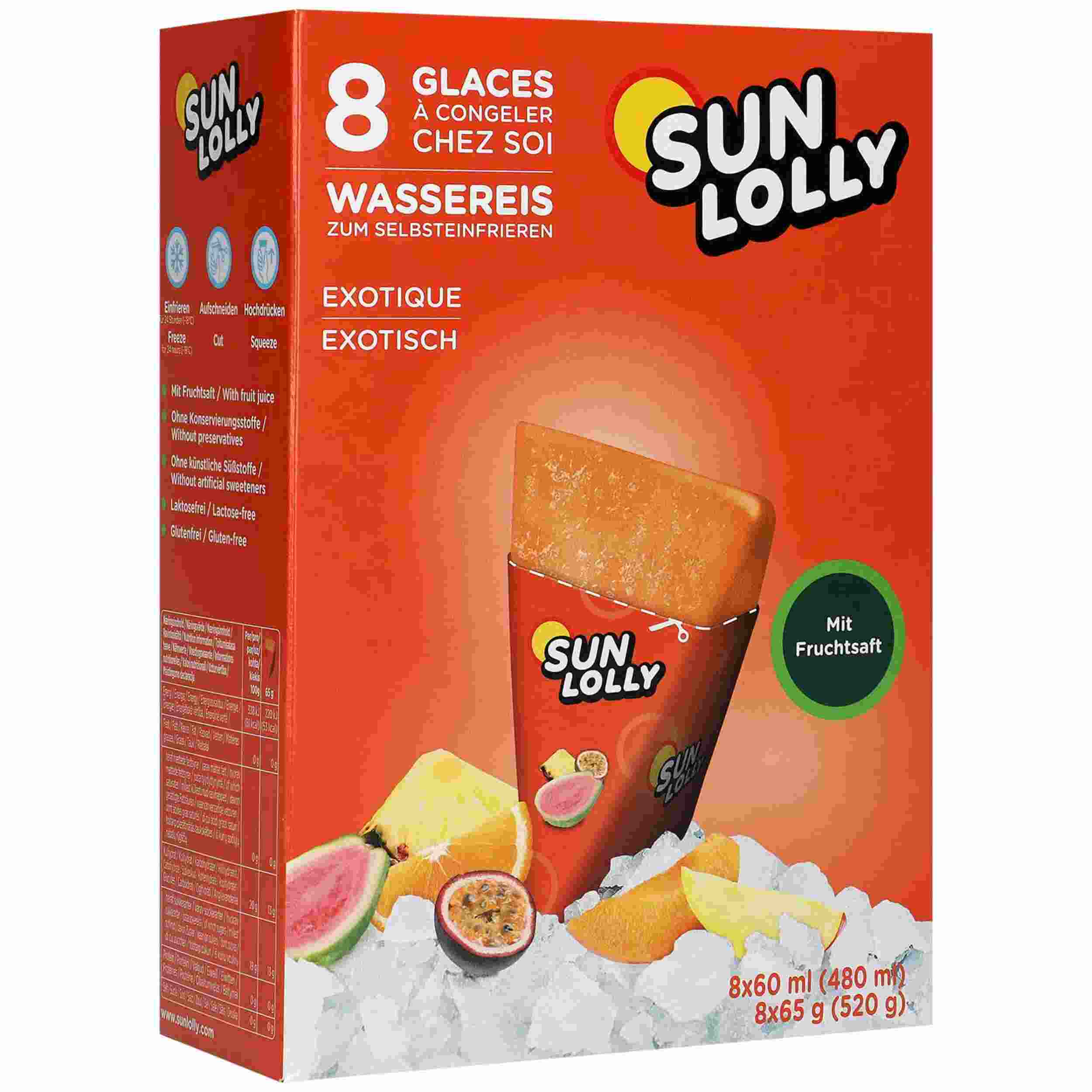 SUN LOLLY EXOTISCH WASSEREIS 480ML PK