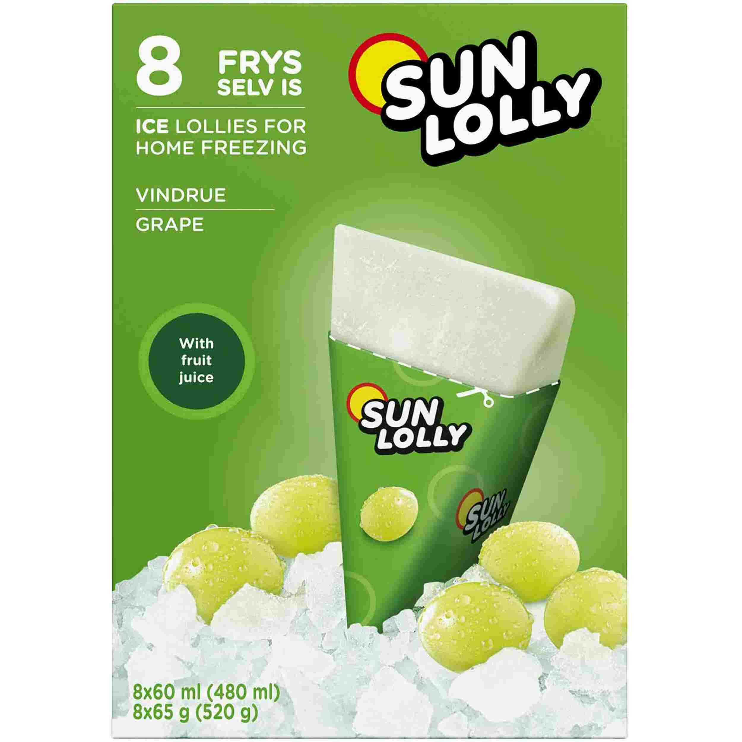 SUN LOLLY WEINTRAUBE WASSEREIS 480ML