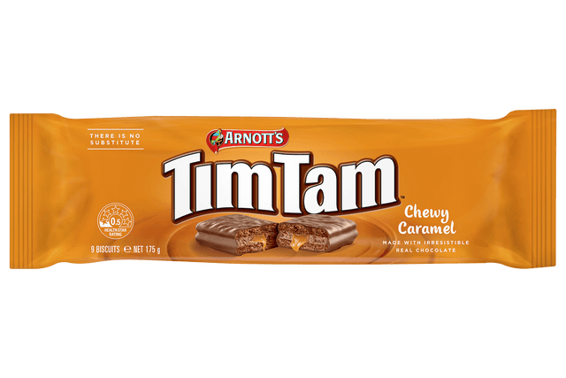 Arnott's Tim Tam Chewy Caramel 175g