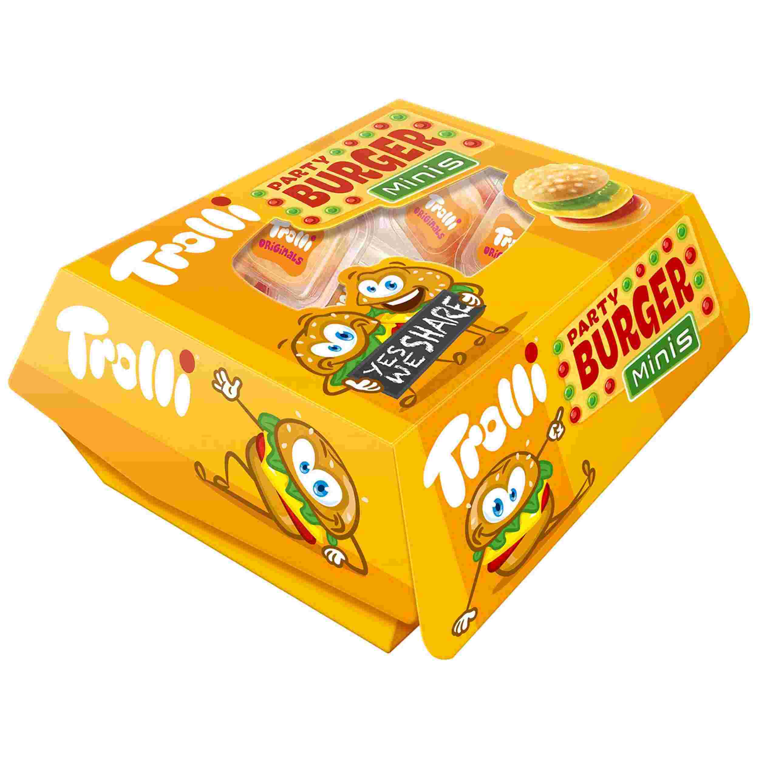 TROLLI PARTY BURGER MINIS BOX 150g