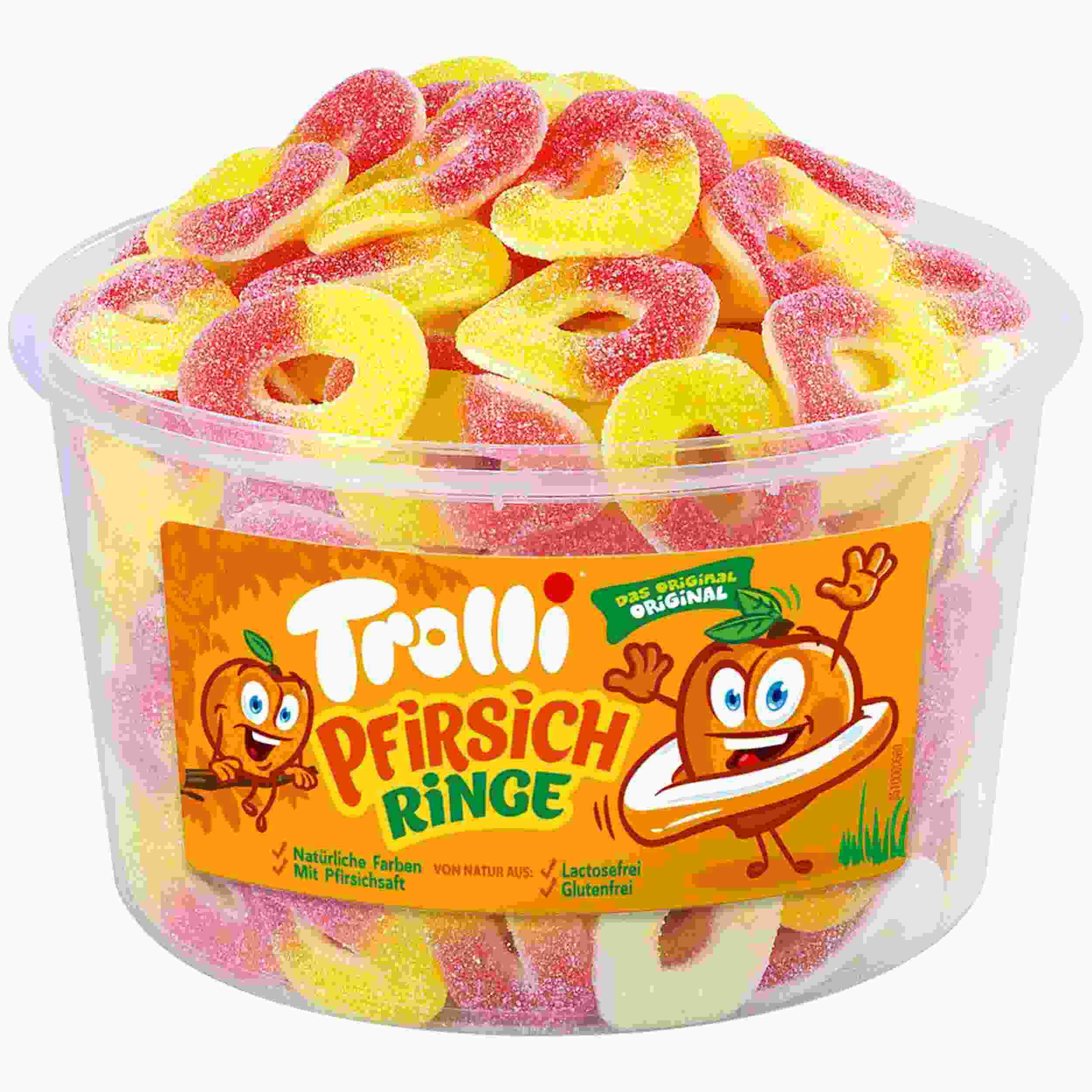 TROLLI PFIRSICHRINGE 150Stk.