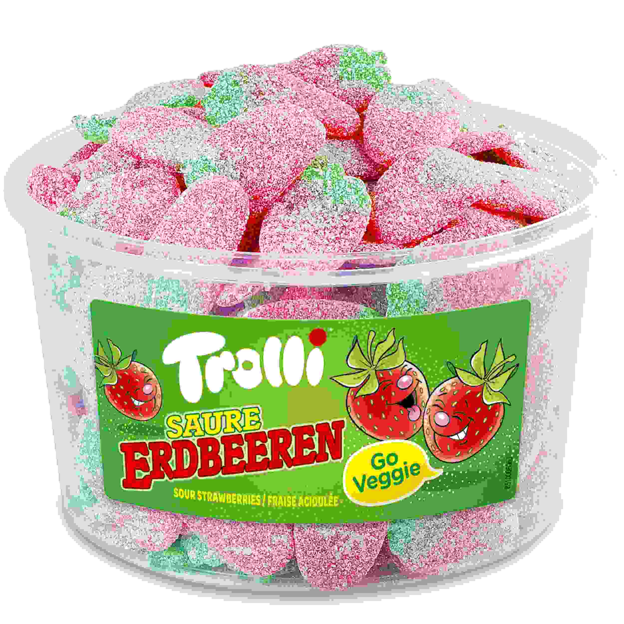 TROLLI SAURE ERDBEEREN 150Stk.