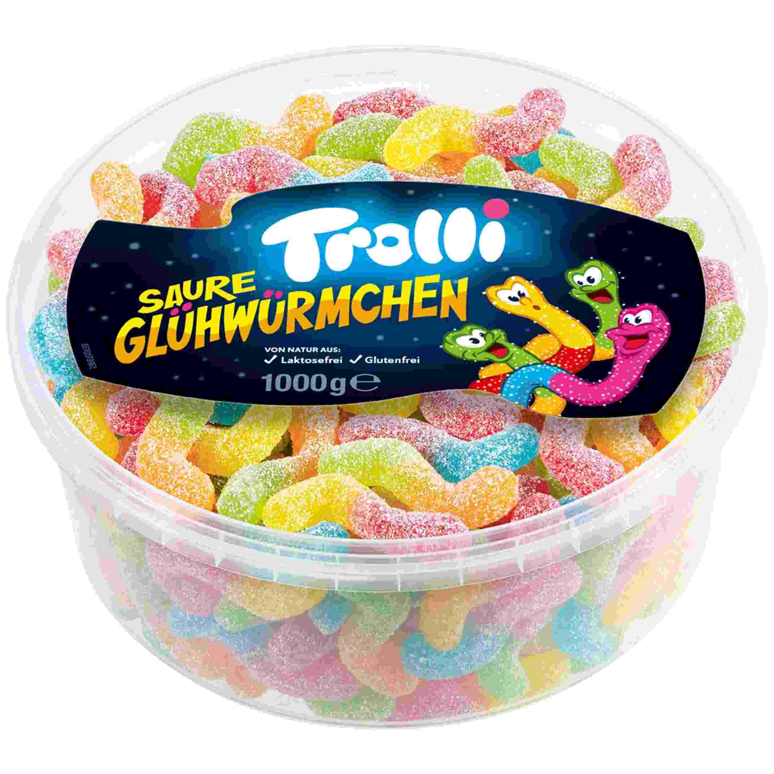 TROLLI SAURE GLUEHWUERMCHEN 1000g