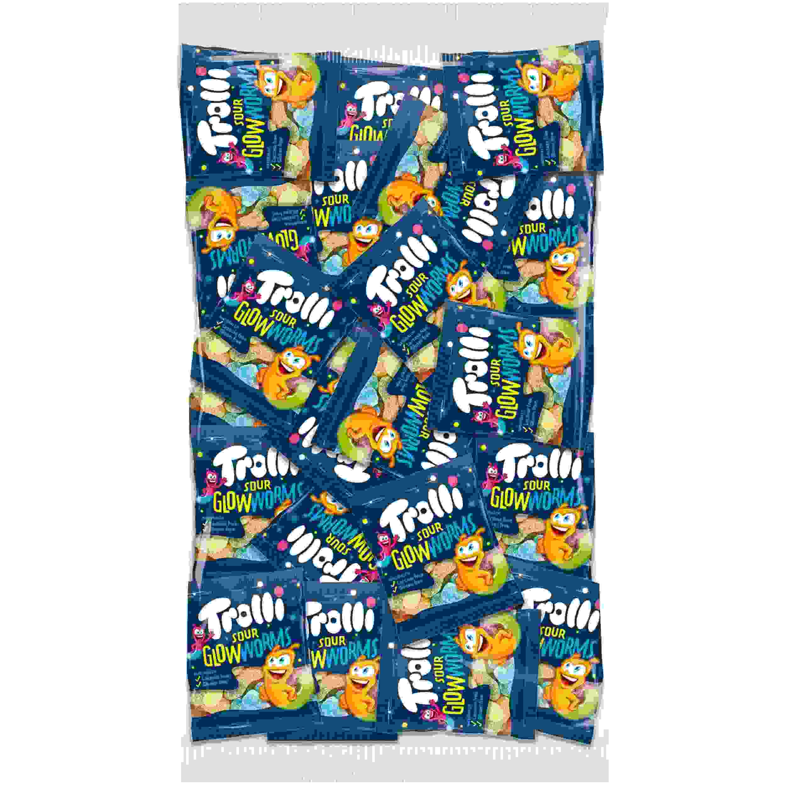 TROLLI SOUR GLOW WORMS 1KG