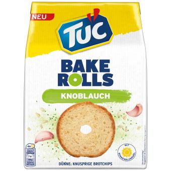 TUC BAKE ROLLS GARLIC 150G PK