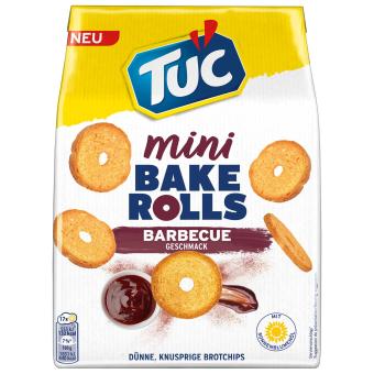 TUC BAKE ROLLS MINI BBQ 150G BT