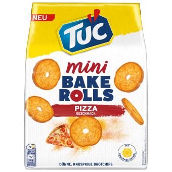 TUC BAKE ROLLS MINI PIZZA 150G BT