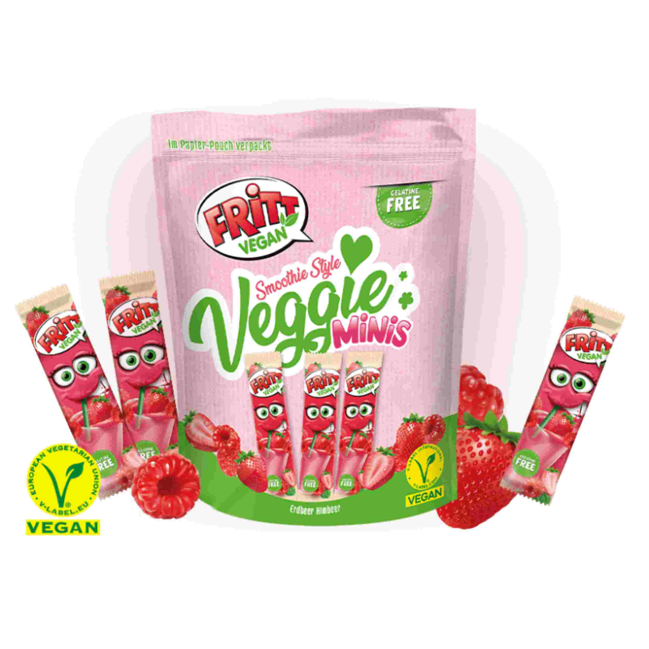 FRITT VEGGIE ERDBEER & HIMBEER 135G BT