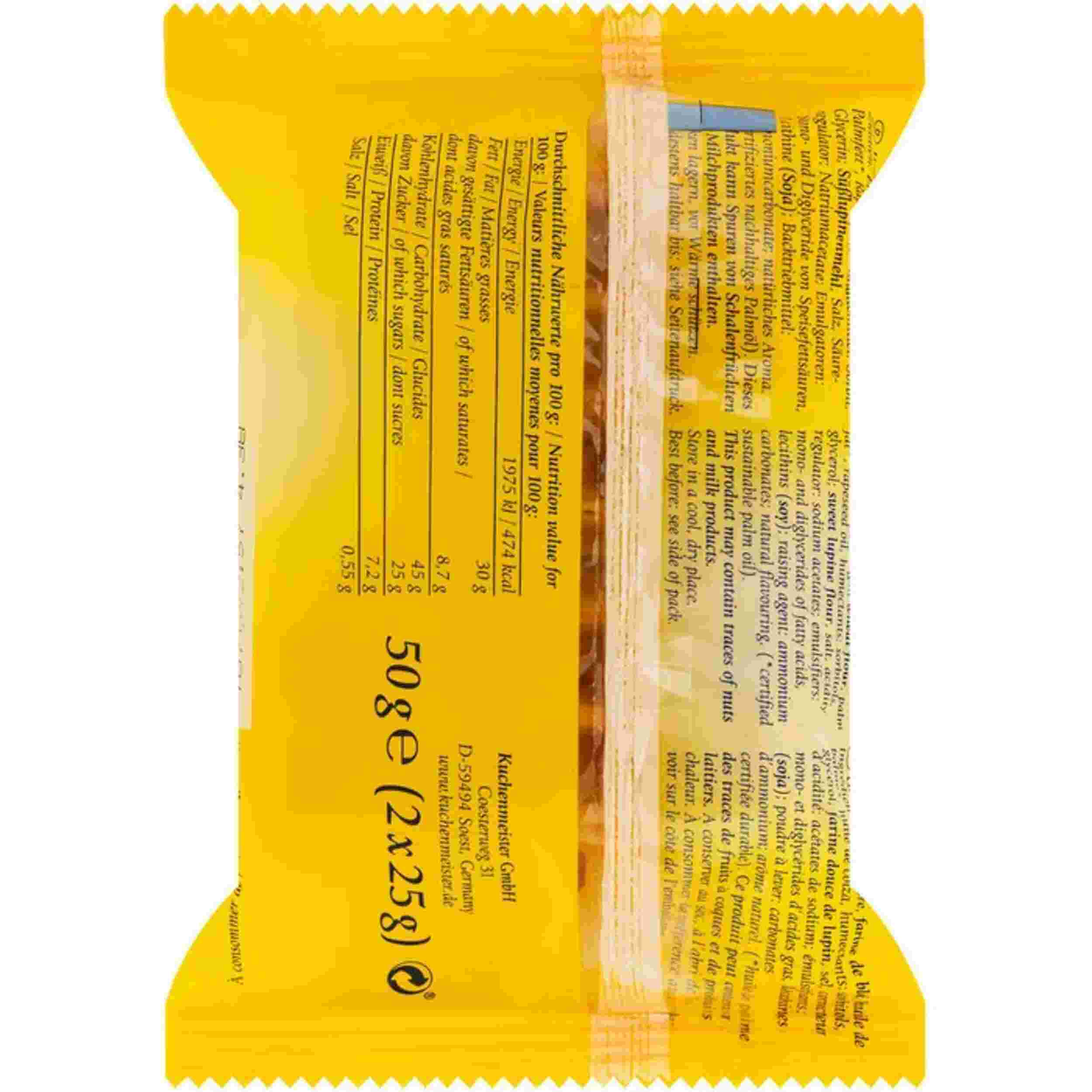 Kuchenmeister Frischeiwaffeln 2er 50g
