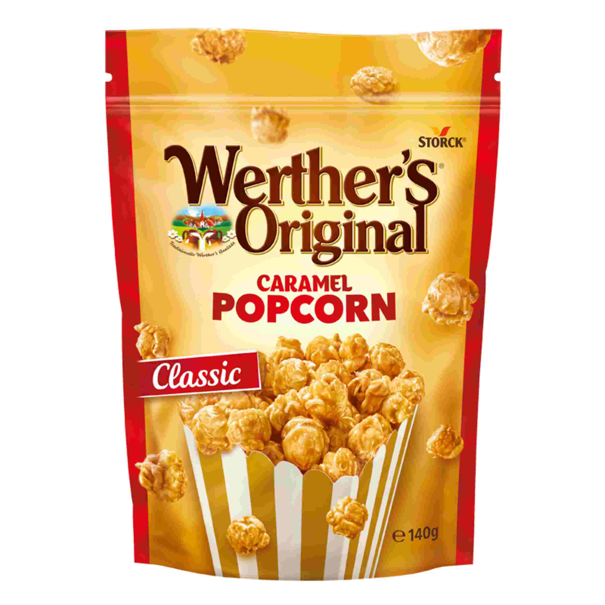WERTHERS CARAMEL POPCORN CLASSI 140G BT