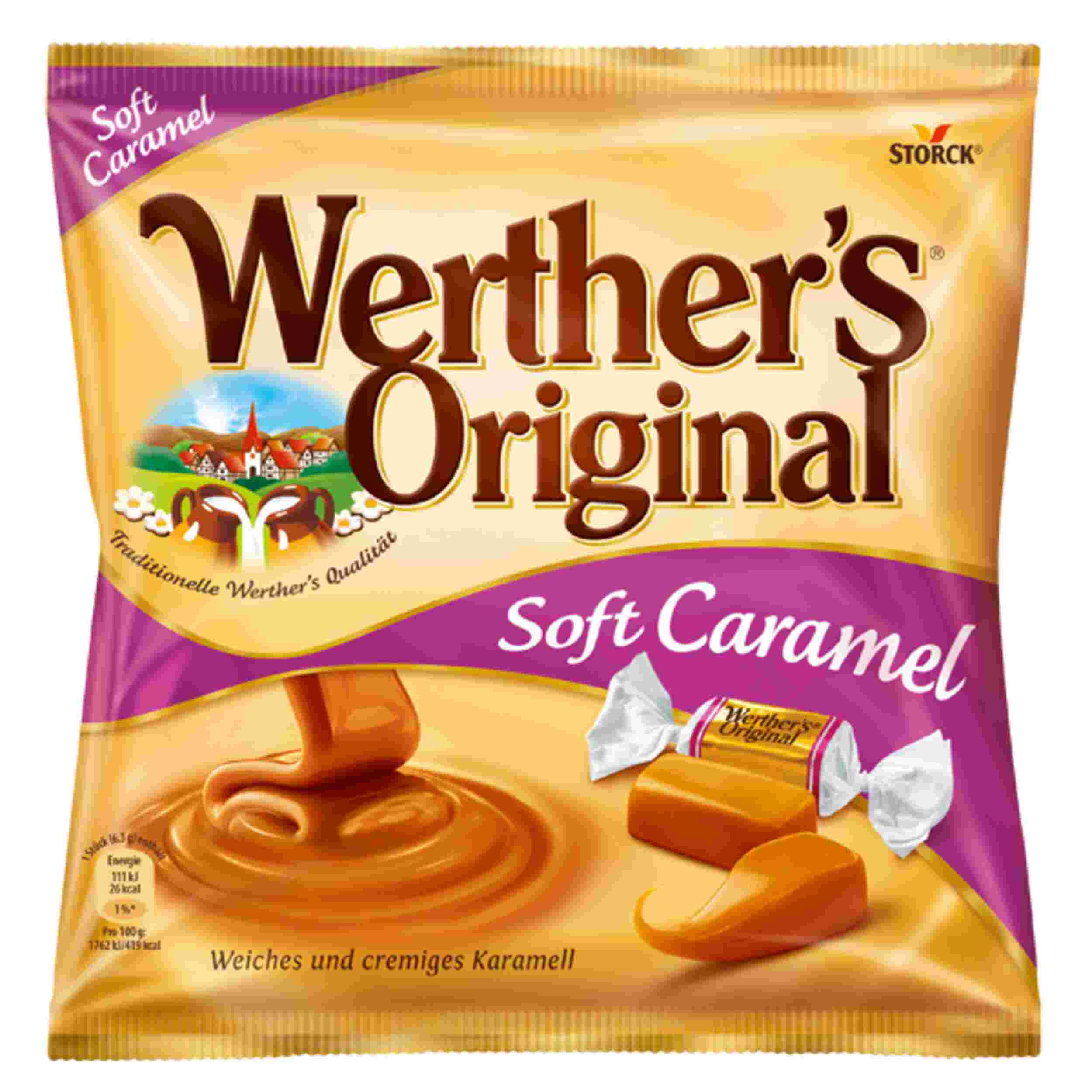 STORCK WERTHERS SOFT CARAMEL 180G BT
