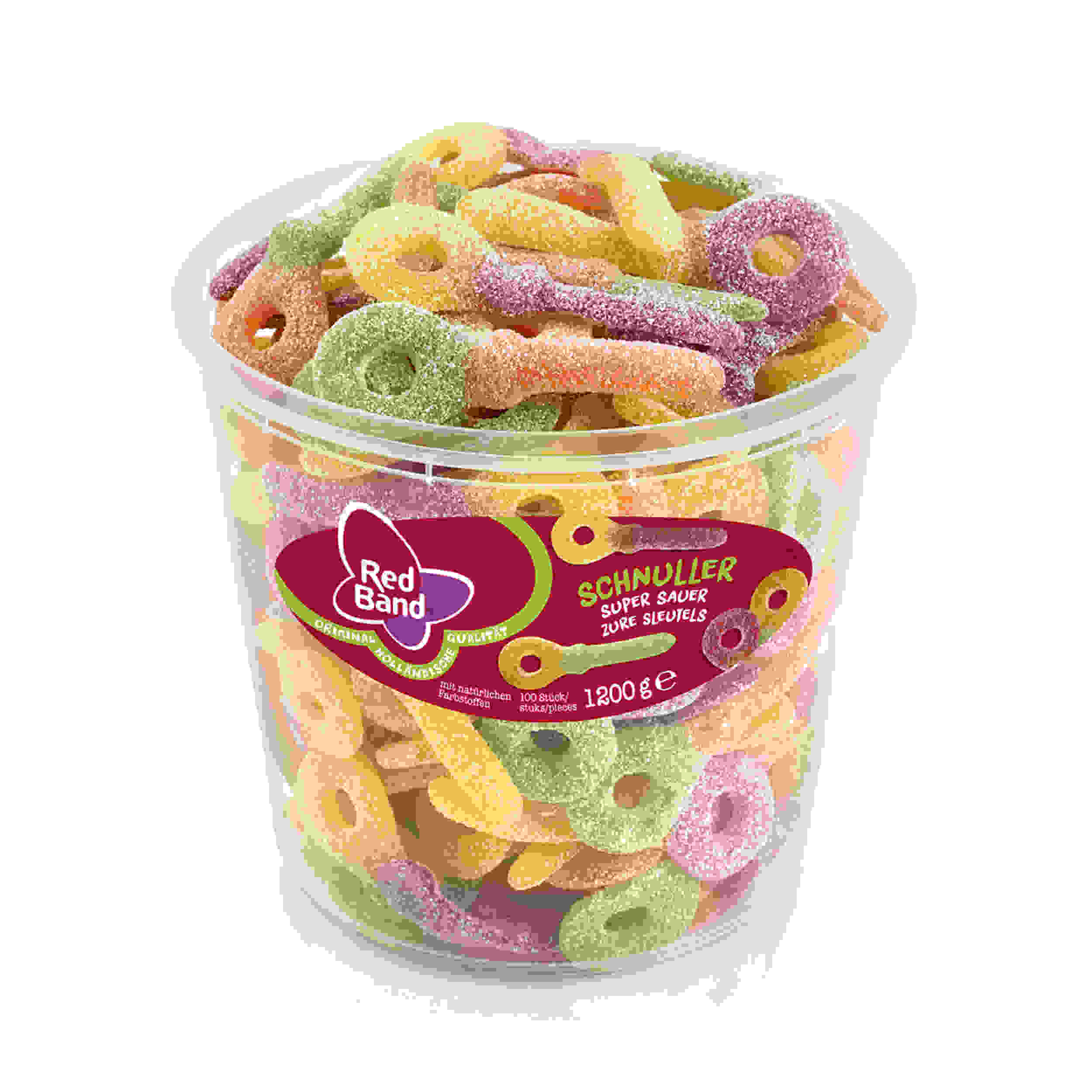Red Band Fruchtgummi Schnuller super sauer 100 Stück