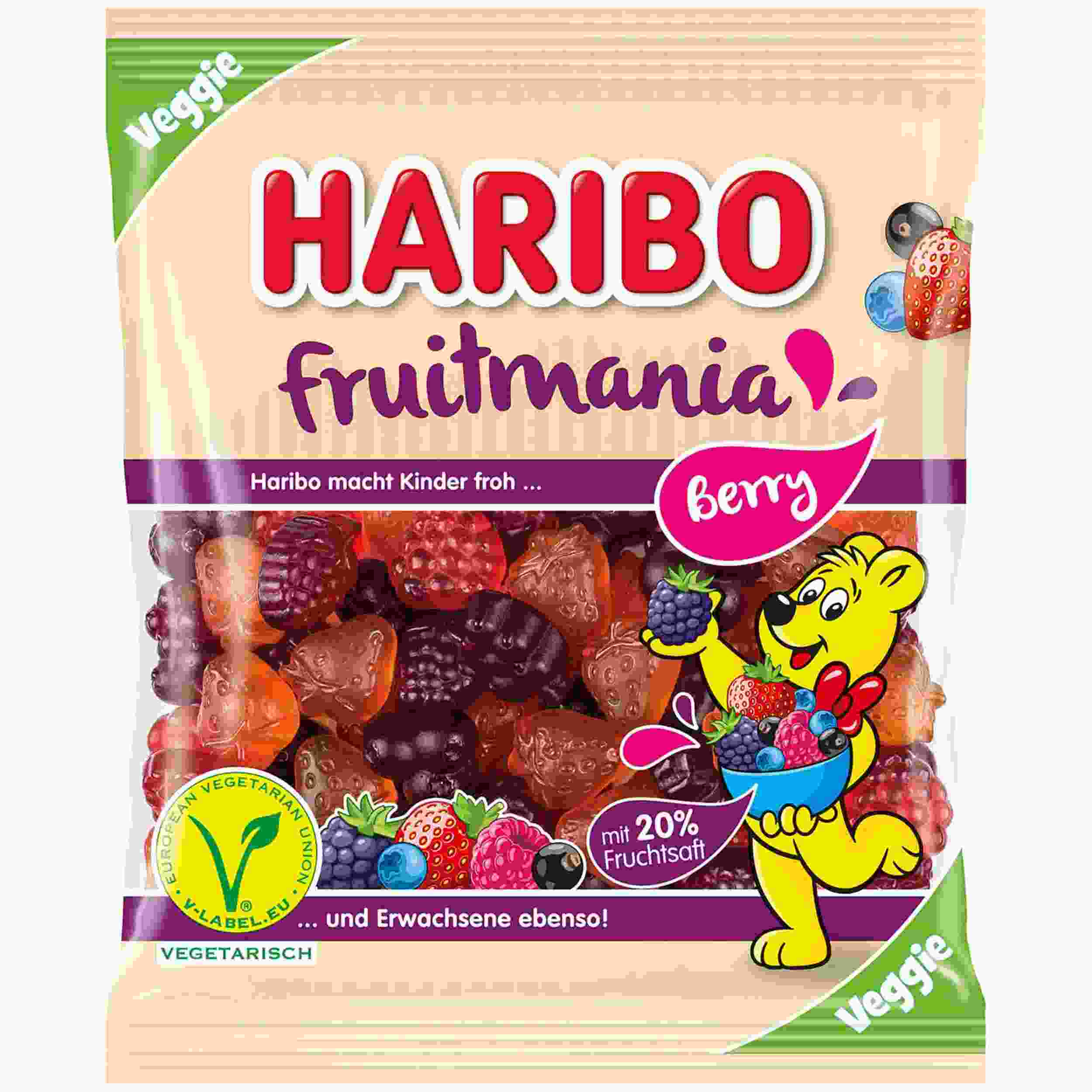 HARIBO FRUITMANIA BERRY 160G BT