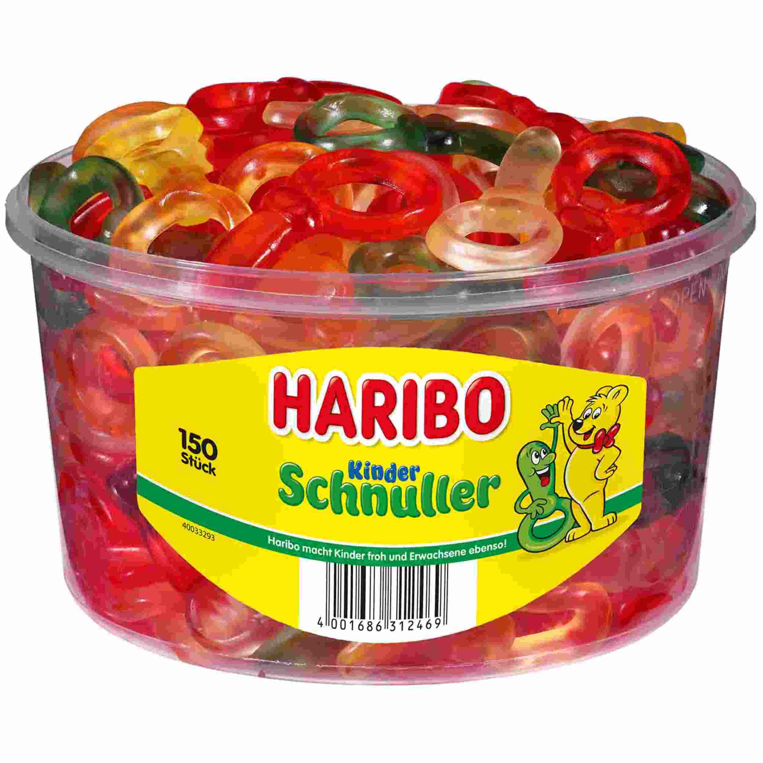 HARIBO KINDER-SCHNUL. 150STK 1200G DS