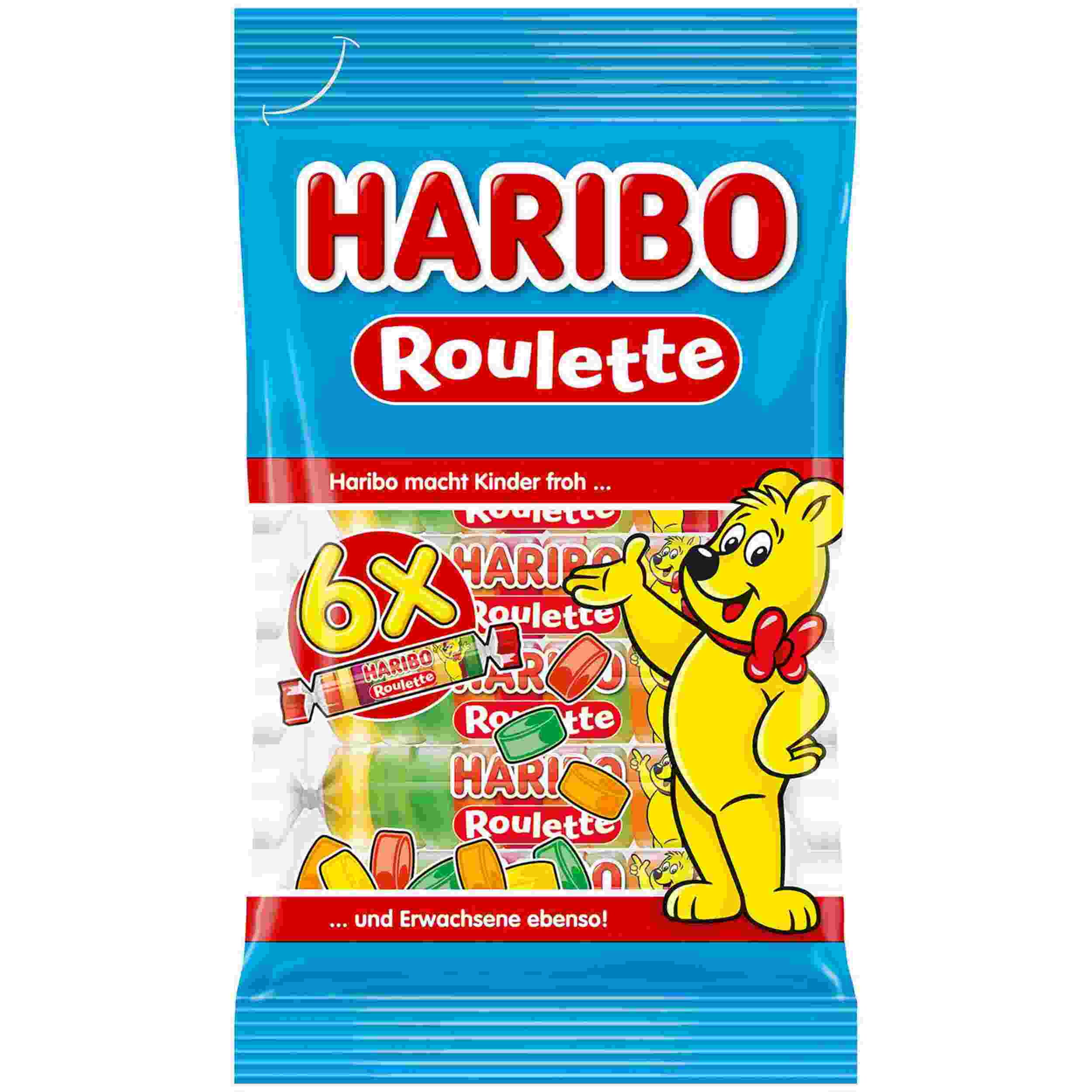 HARIBO ROULETTE 6ER 150G BT
