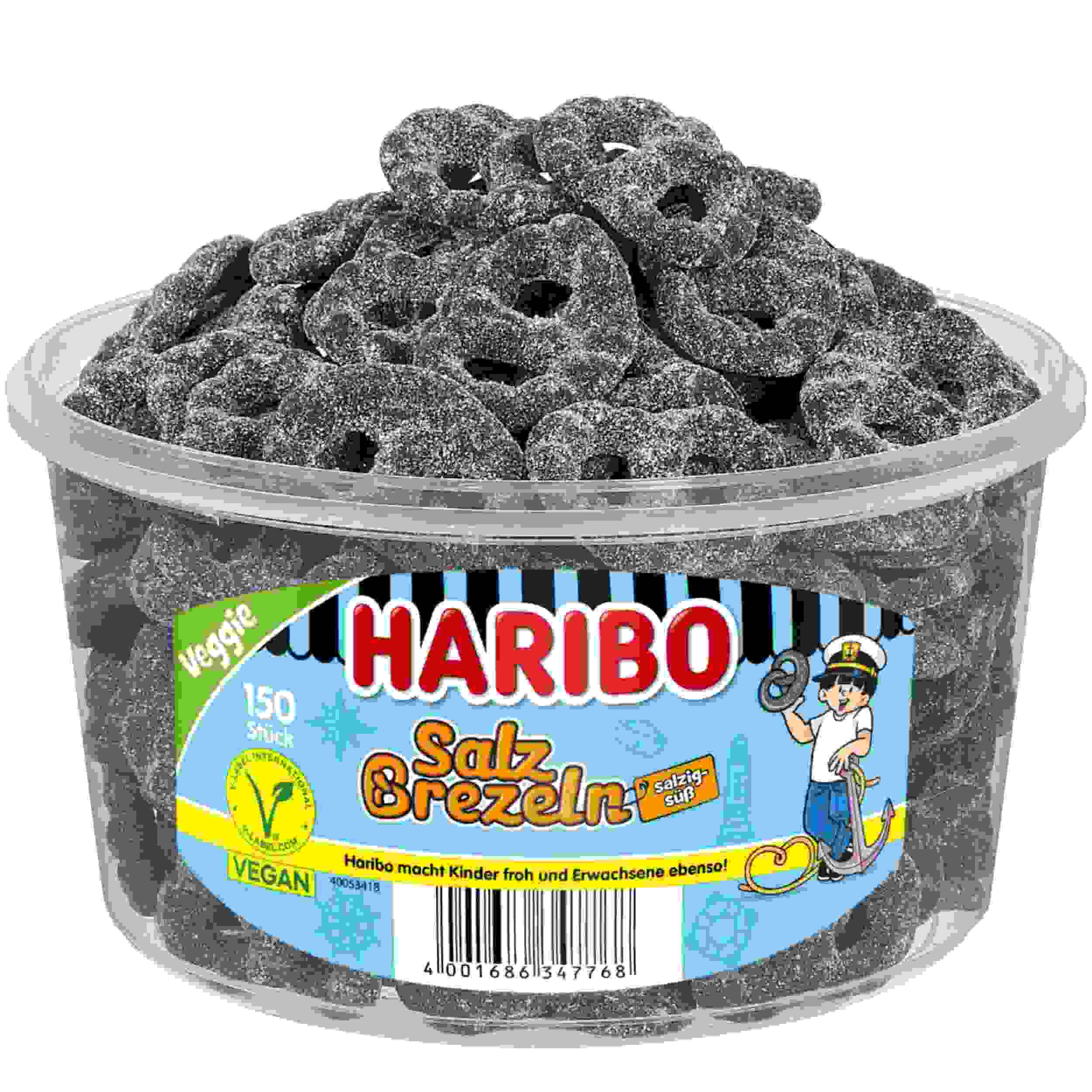 HARIBO Salz Brezeln 1 RD 150 ST