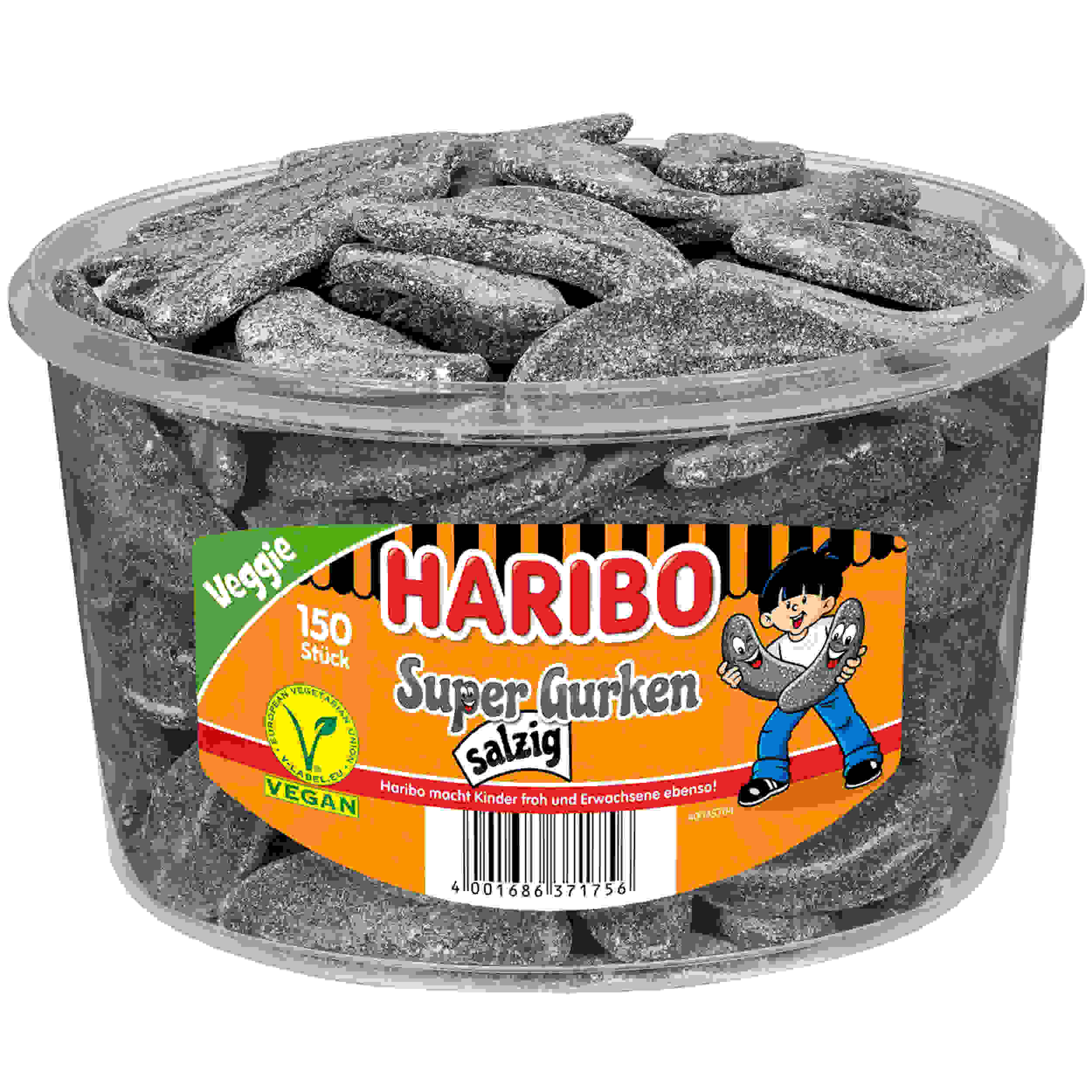 HARIBO SUP.GURKEN SALZ. 150ST 1350G DS