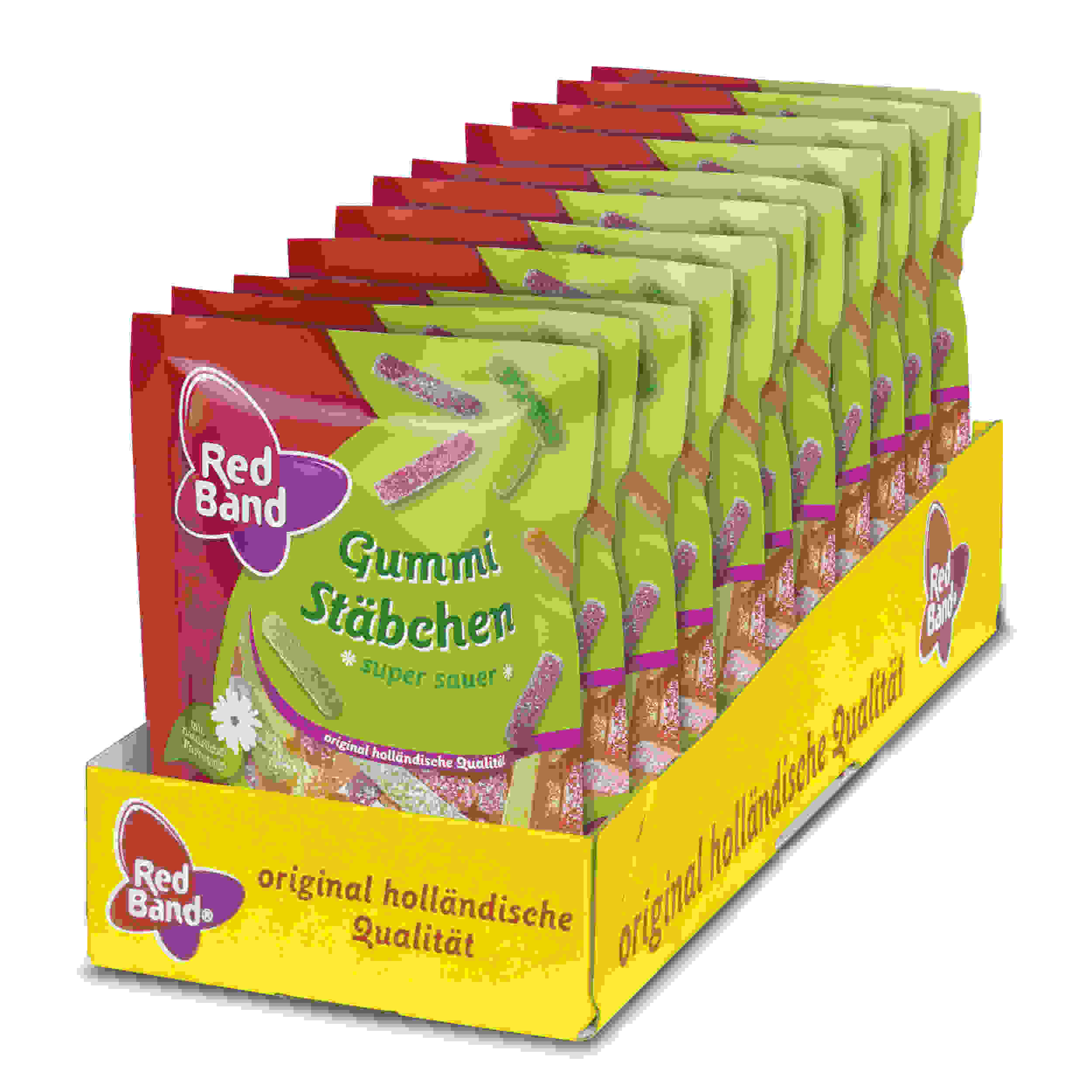 Red Band Gummi Stäbchen super sauer 200g