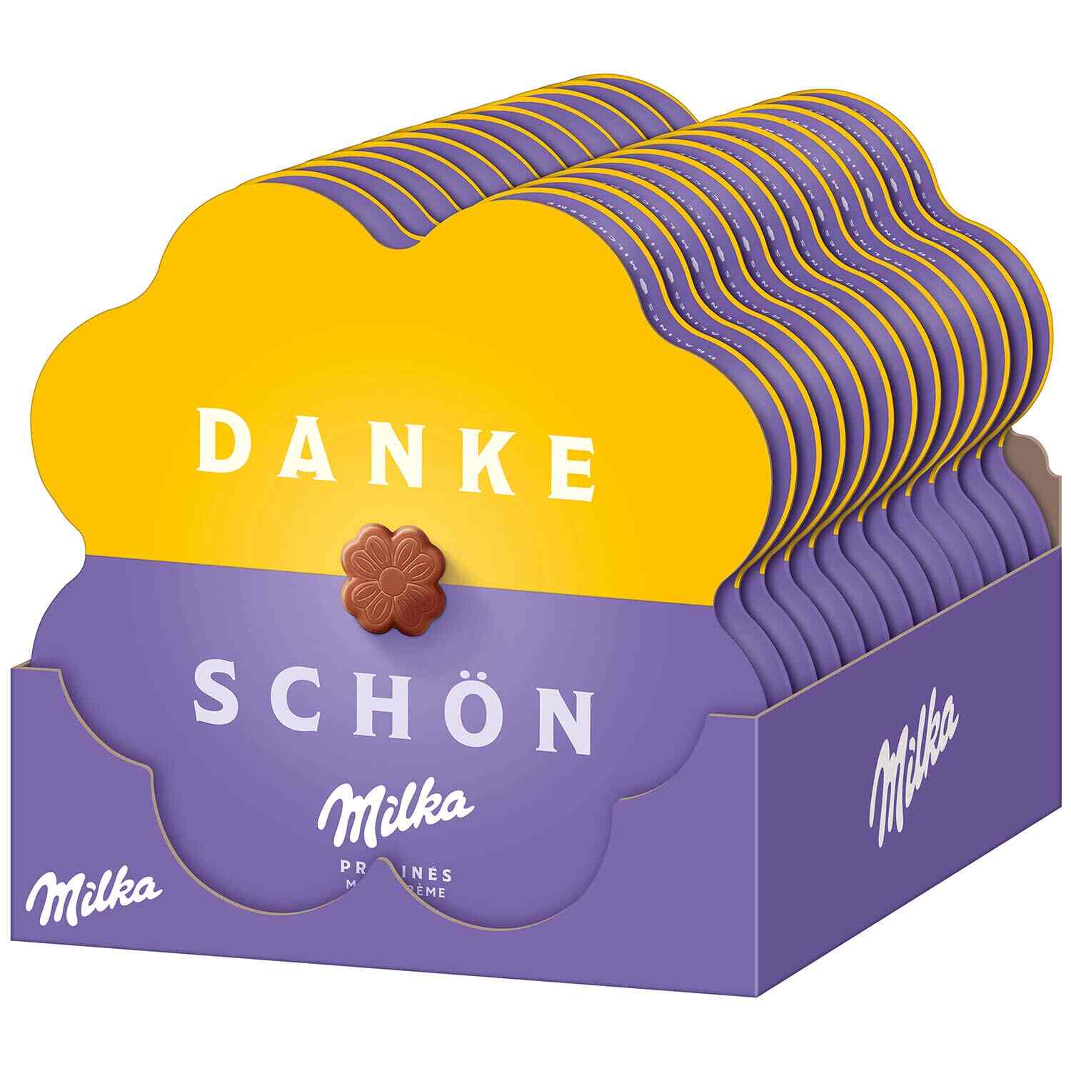 MILKA PRALINES DANKESCHOEN 165G PK