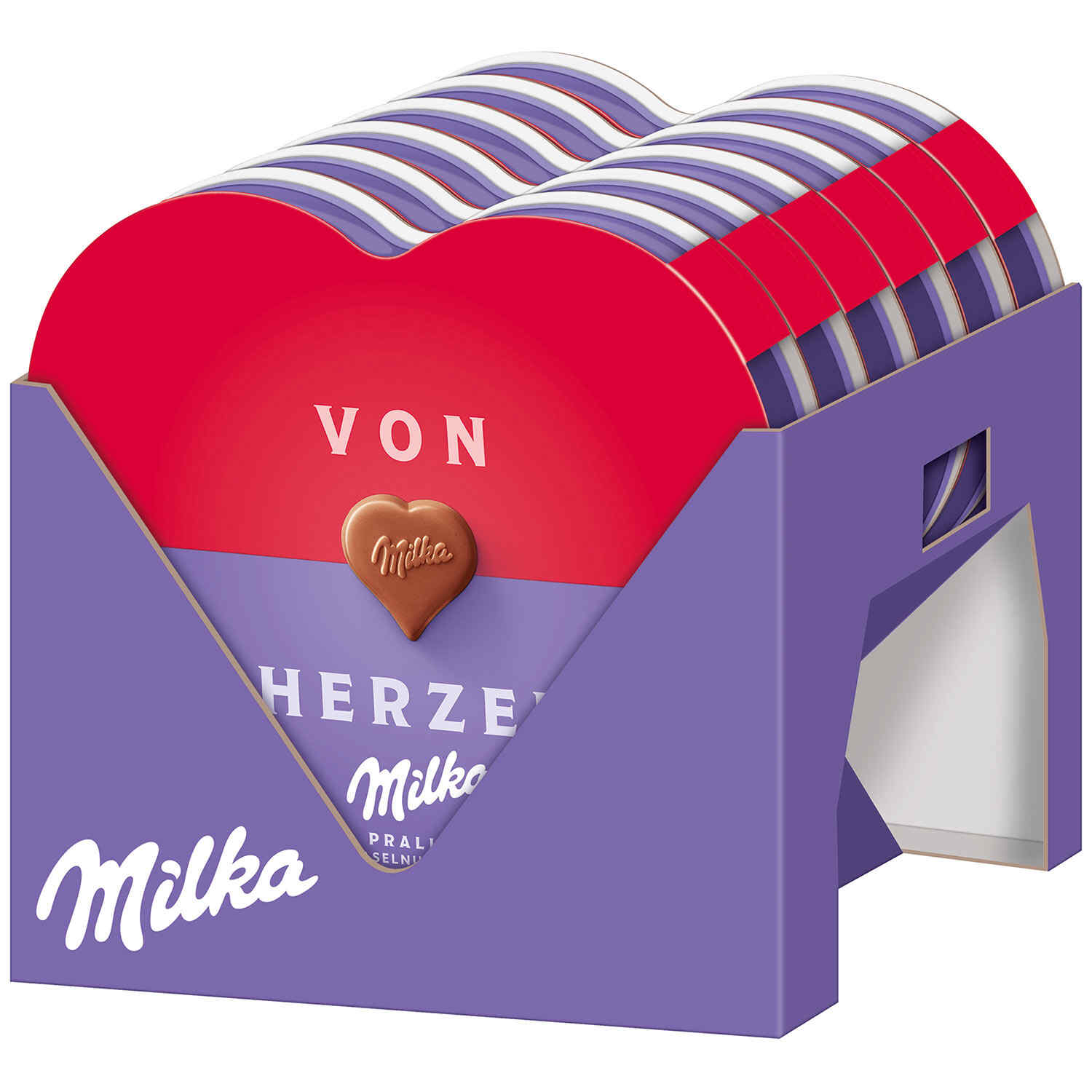 MILKA ILM MINIHERZ  HASELN 44G PK