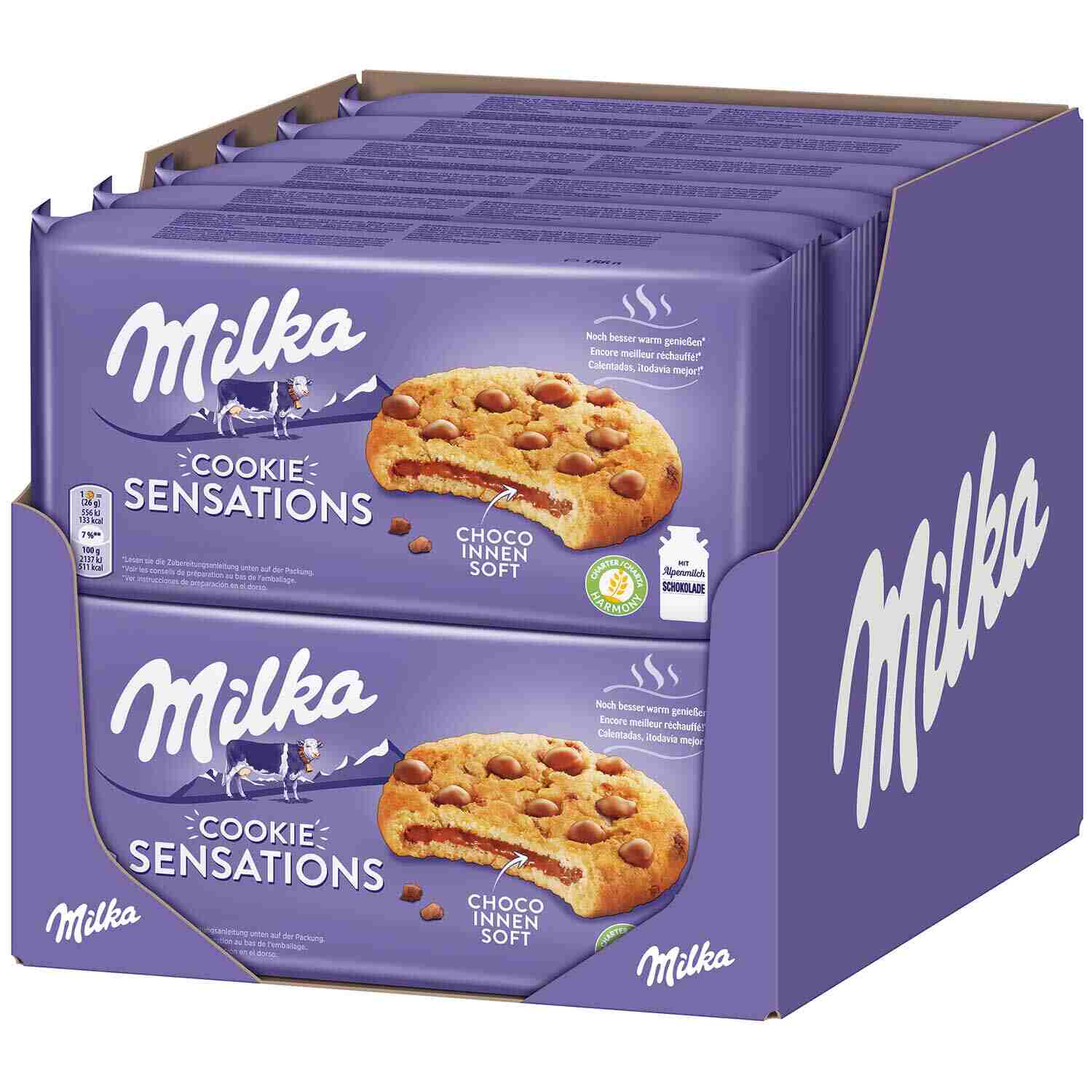 MILKA SENSATIONS SCHOKOLADIG 156G PK