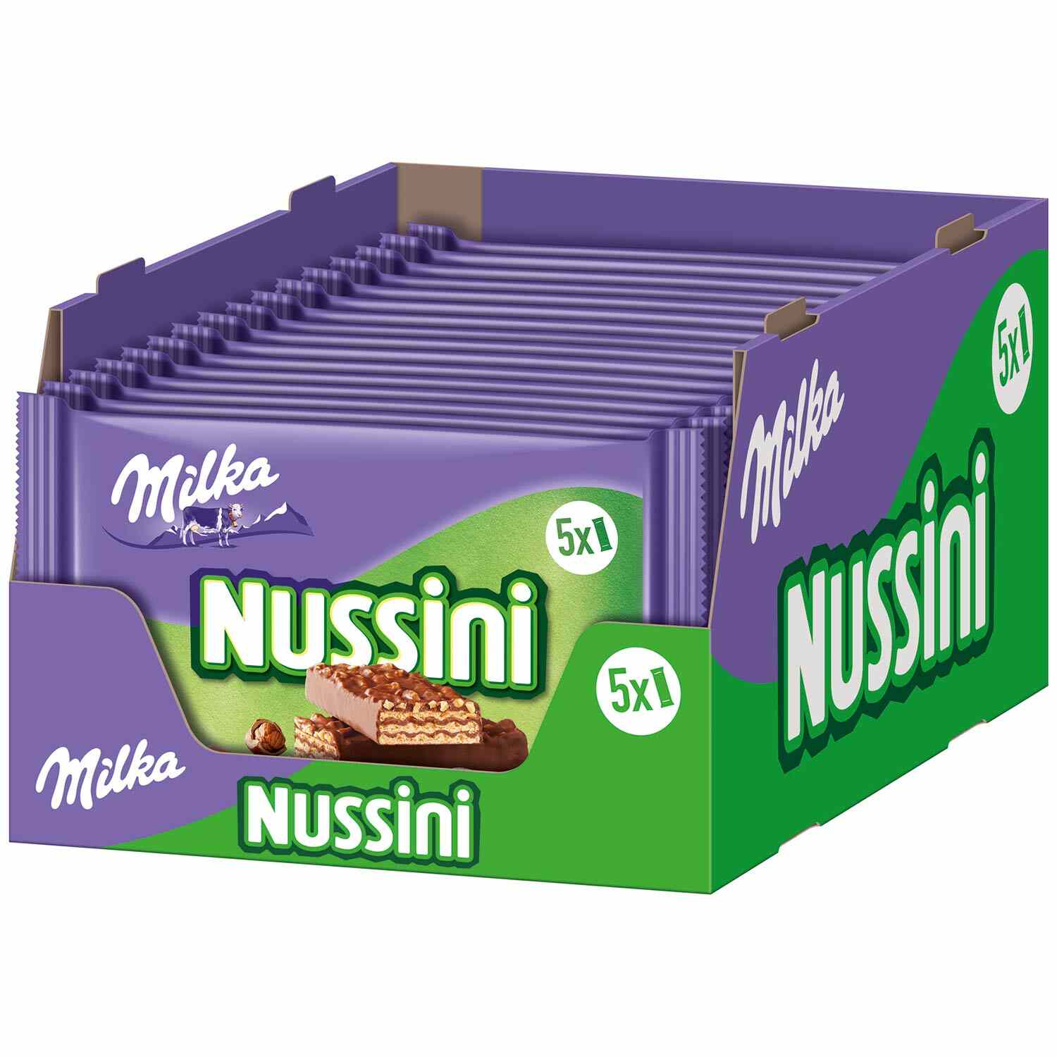 MILKA RIEGEL NUSSINI 5ER 5X31,5G
