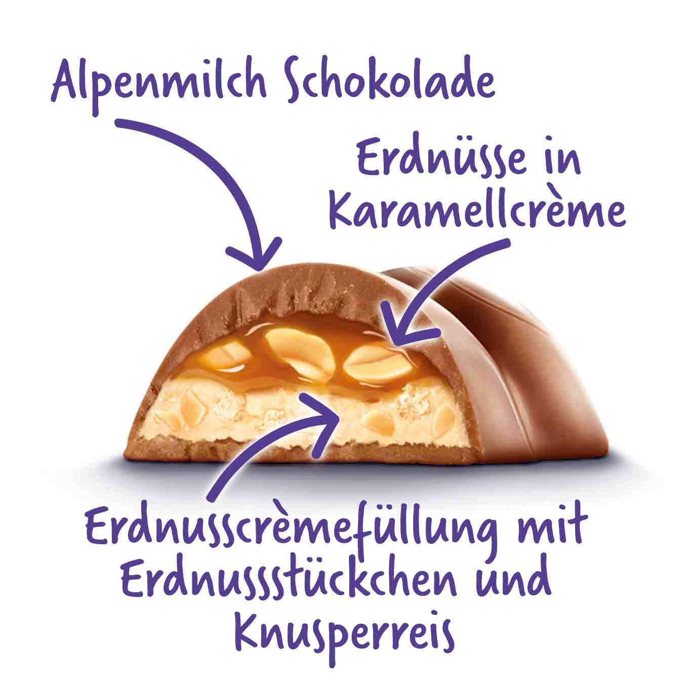 MILKA RIEGEL PEANUT&CARAMEL 5X37G PK
