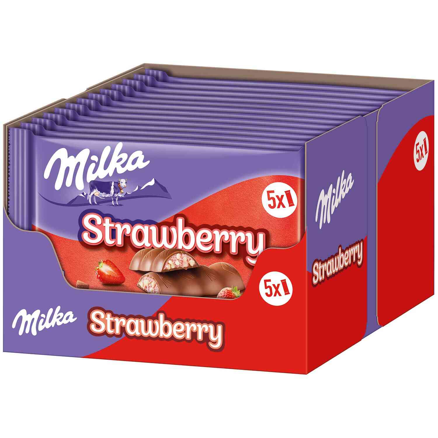 MILKA RIEGEL ERDBEER 5ER 5X36,5G