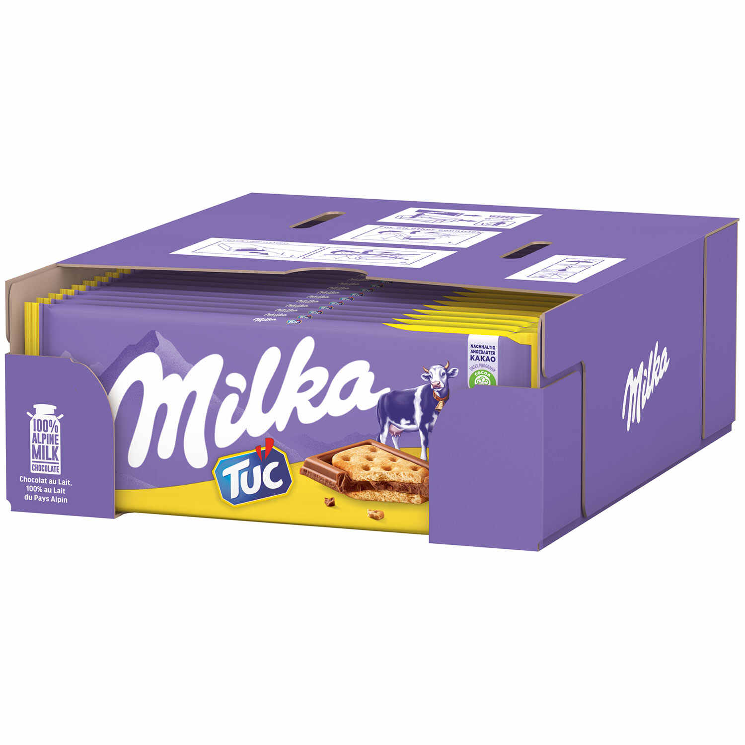 MILKA ALPENMILCH & TUC 87G TF